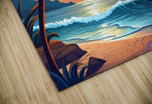 Sunset Landscape 49 Nora studio puzzle