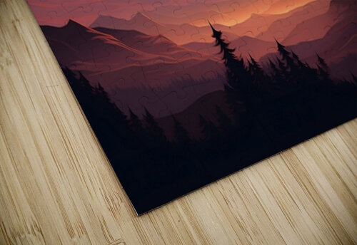 Sunset Landscape 20 Nora studio puzzle