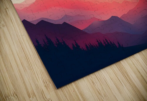 Sunset Landscape 13 Nora studio puzzle