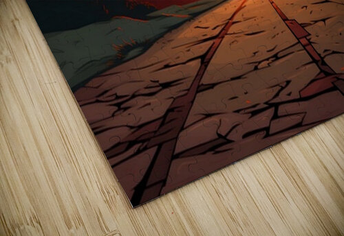 Sunset Landscape 41 Nora studio puzzle