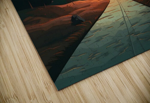 Sunset Landscape 40 Nora studio puzzle