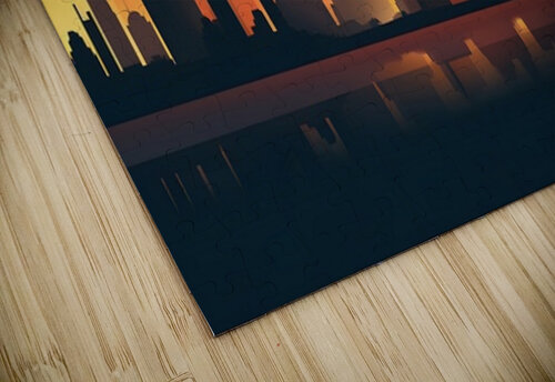 Sunset Landscape 52 Nora studio puzzle