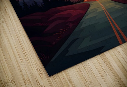 Sunset Landscape 73 Nora studio puzzle