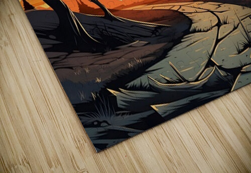 Sunset Landscape 32 Nora studio puzzle
