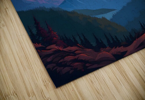 Sunset Landscape 12 Nora studio puzzle