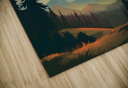 Sunset Landscape 17 Nora studio puzzle