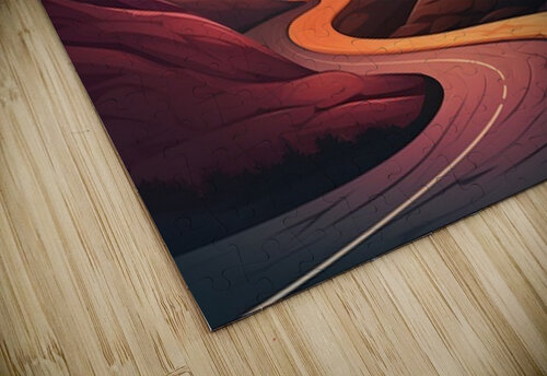 Sunset Landscape 33 Nora studio puzzle