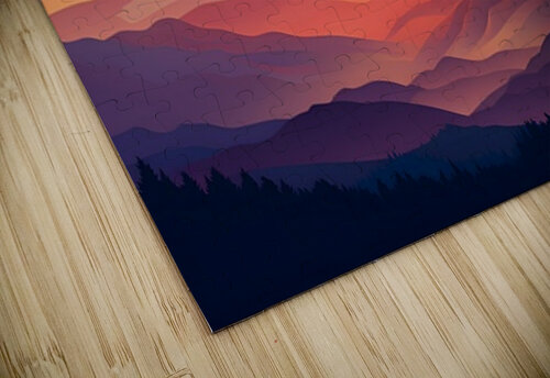 Sunrise Landscape 8 Nora studio puzzle
