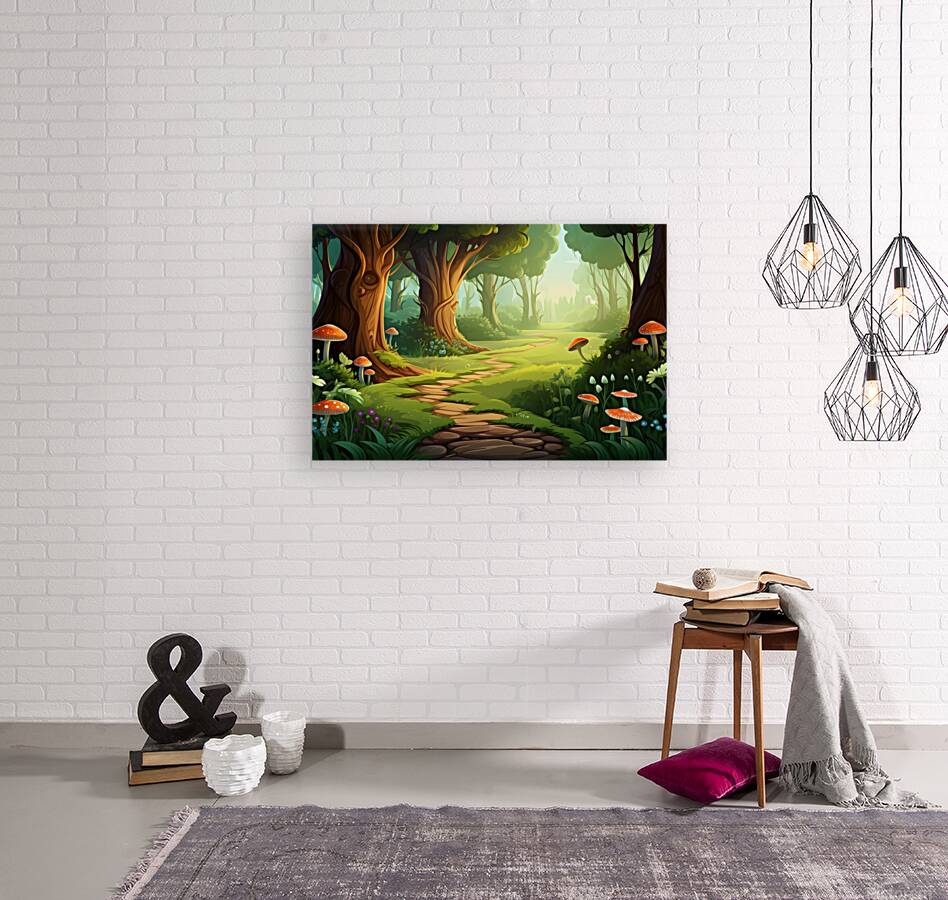 Forest Landscape Illustration 17 Reproduction
