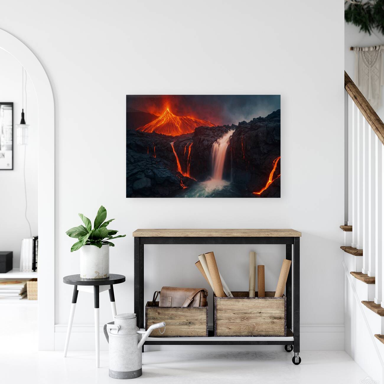 Lava Flow Landscape 28 Reproduction