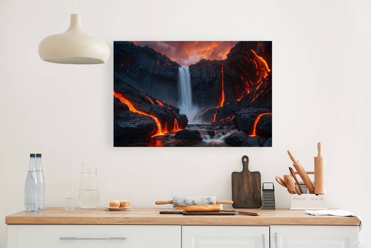 Lava Flow Landscape 43 Reproduction