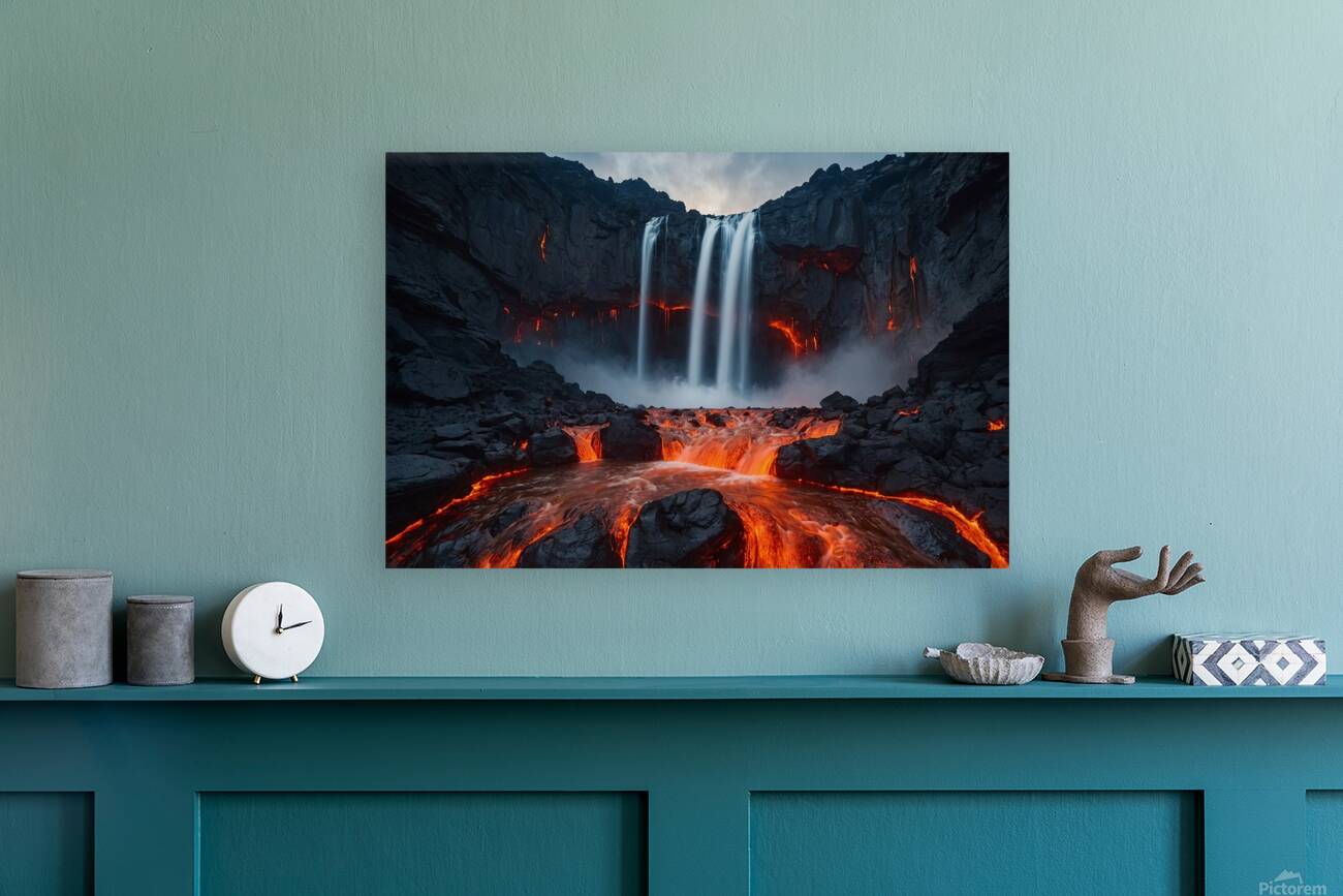 Lava Flow Landscape 40 Reproduction
