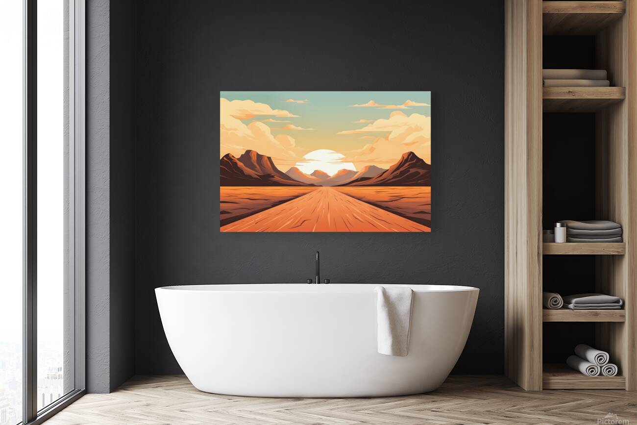 Sunset Landscape 71 Reproduction
