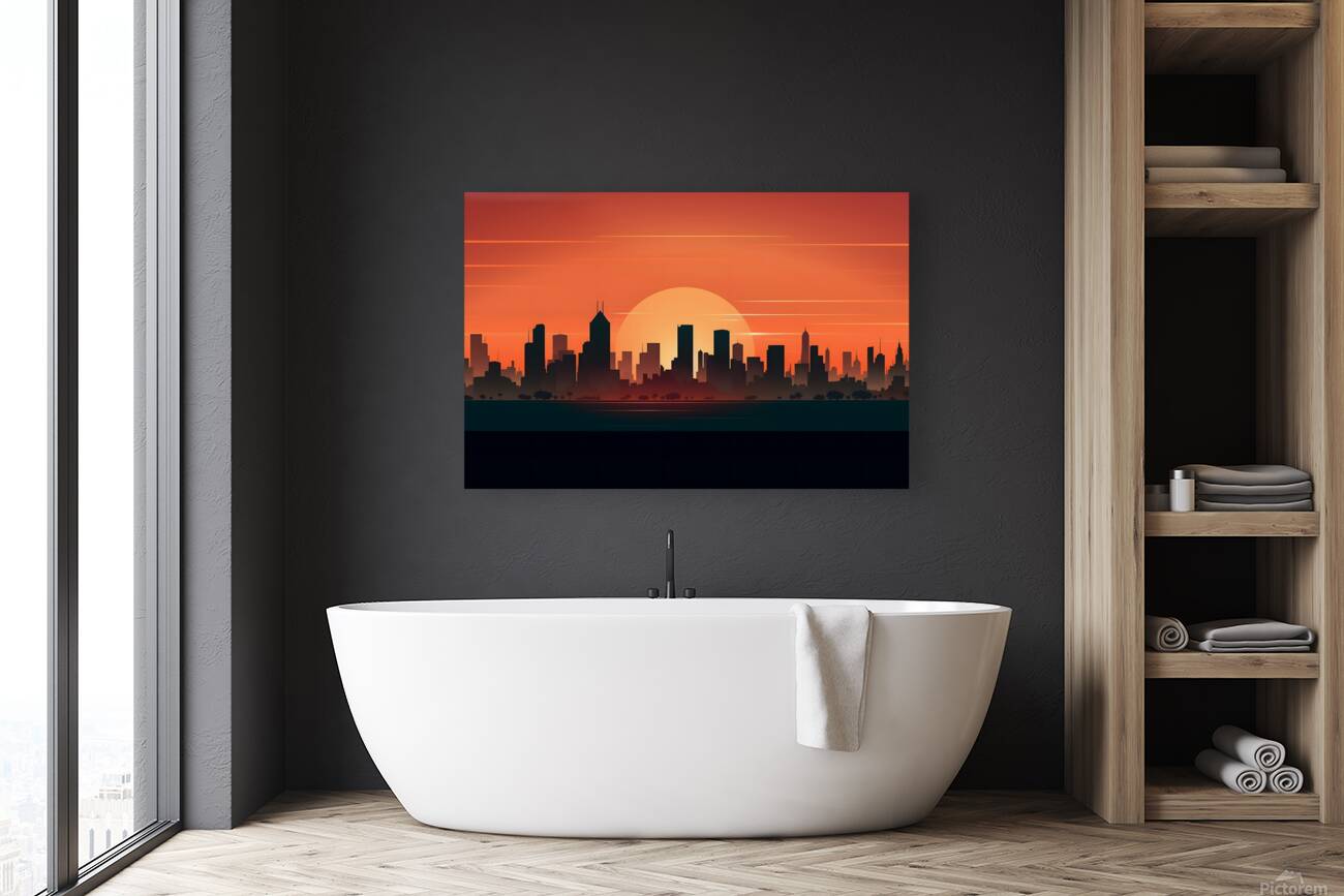 Sunset Landscape 54 Reproduction