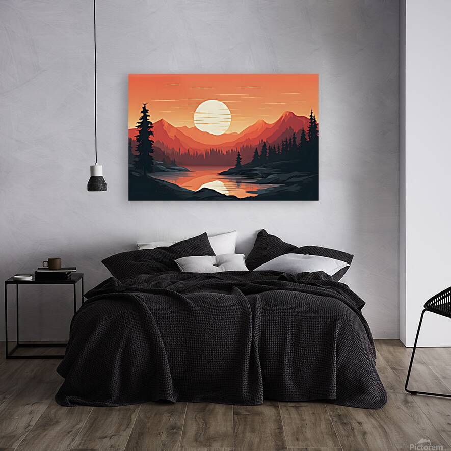 Sunset Landscape 10 Reproduction
