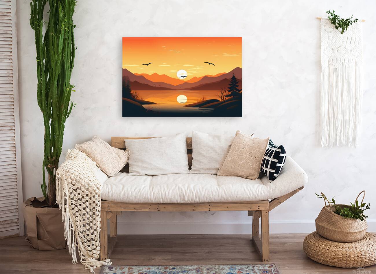 Sunset Landscape 4 Reproduction