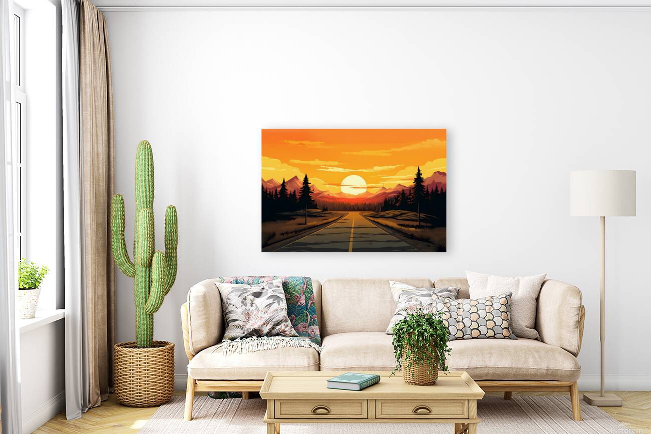 Sunset Landscape 44 Reproduction