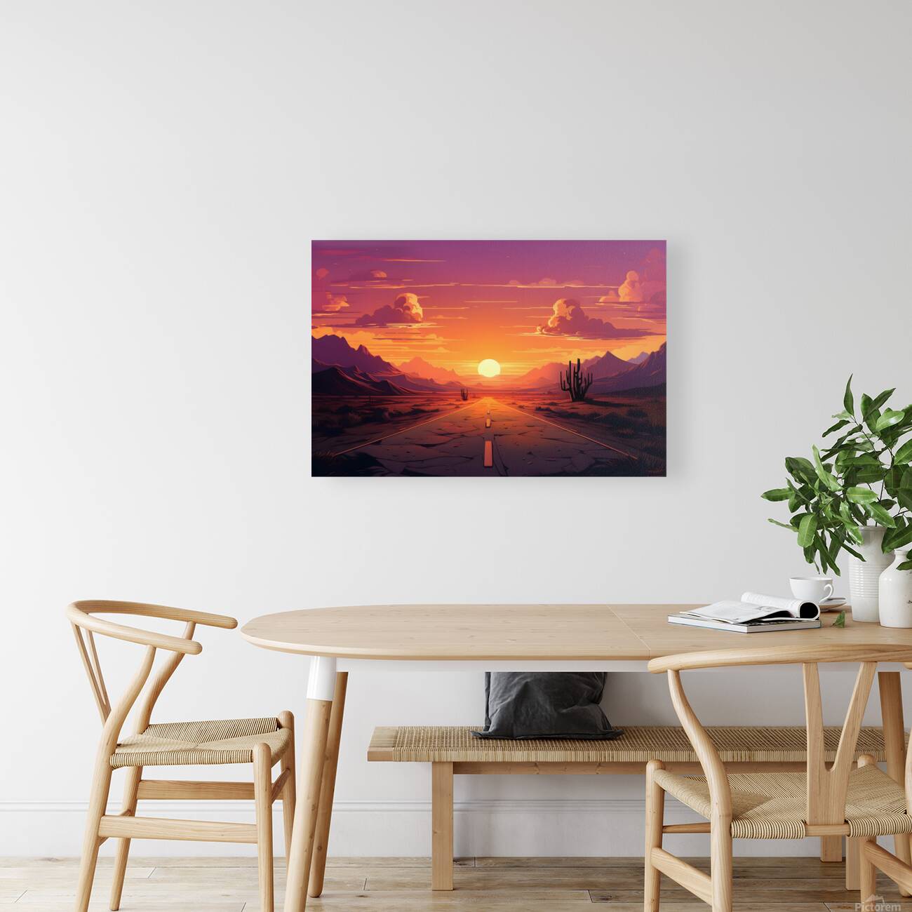 Sunset Landscape 42 Reproduction