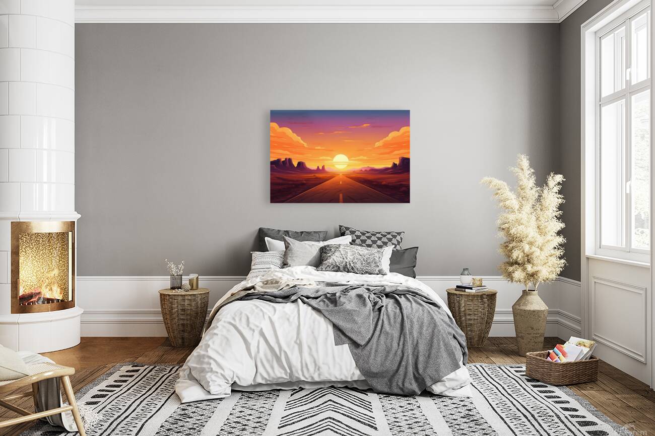 Sunset Landscape 47 Reproduction