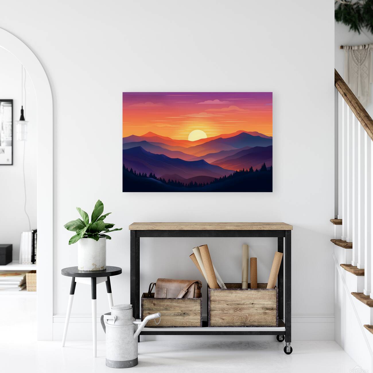 Sunset Landscape 16 Reproduction