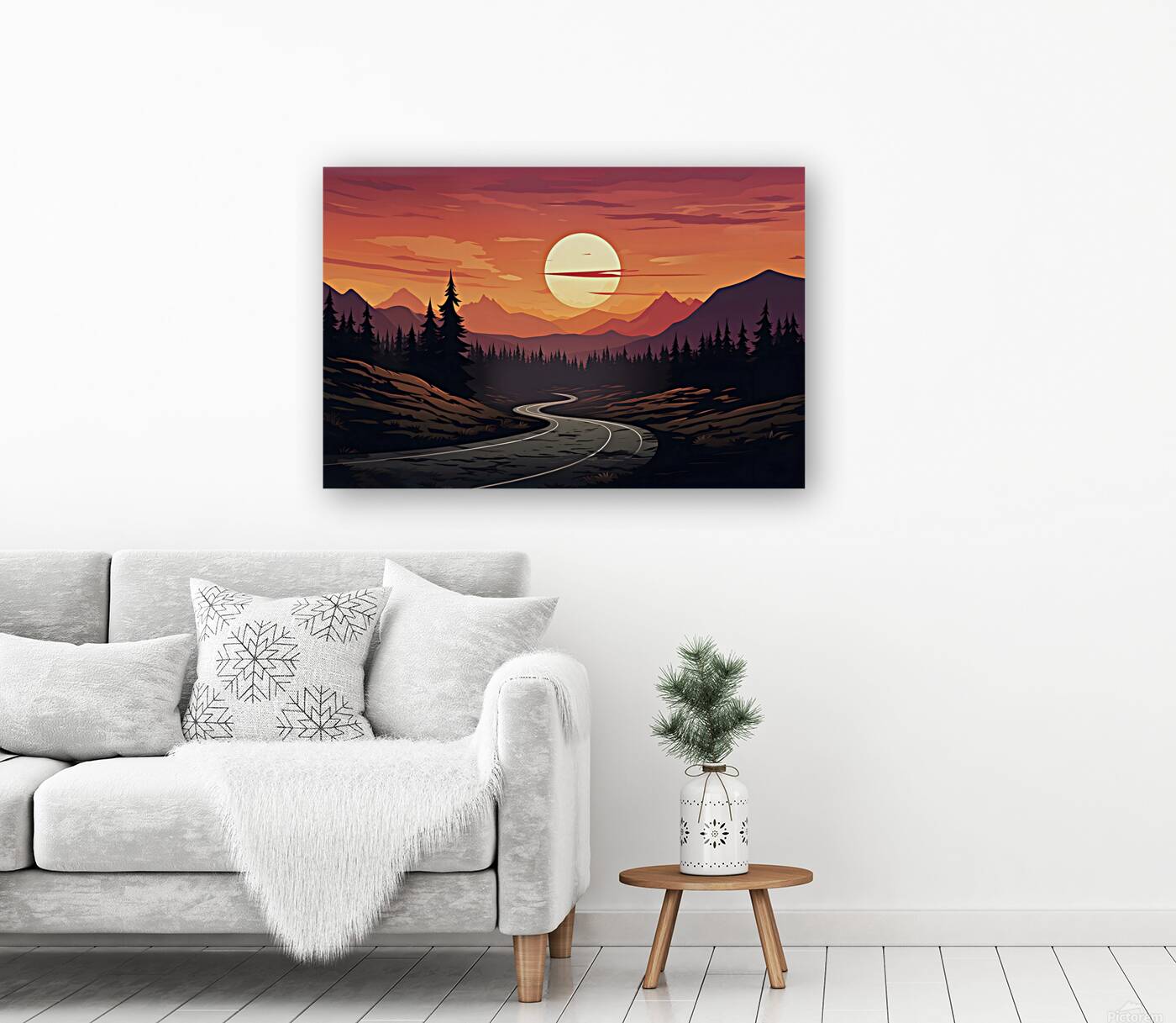 Sunset Landscape 35 Reproduction