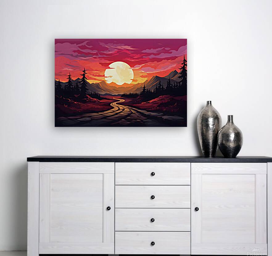 Sunset Landscape 38 Reproduction
