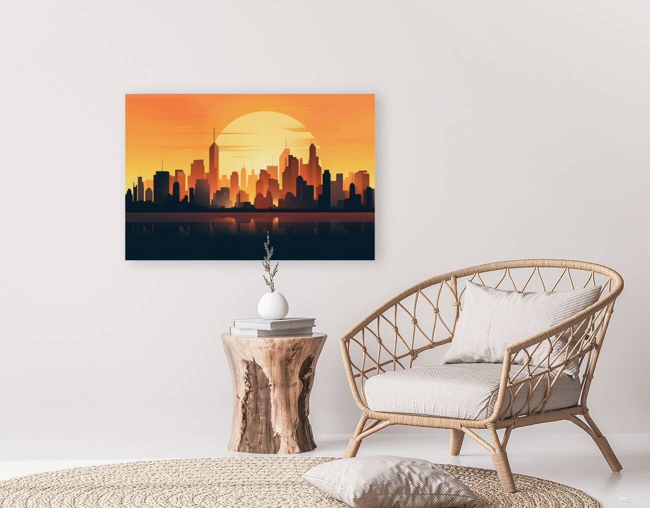 Sunset Landscape 52 Reproduction