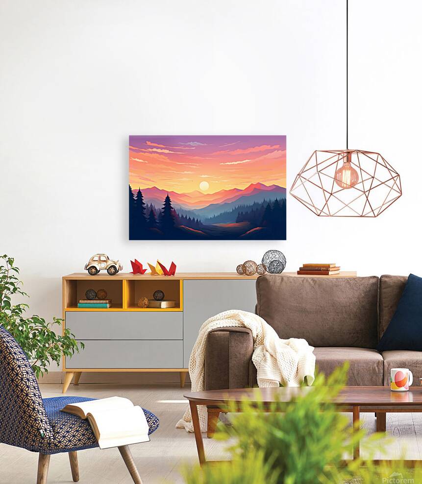 Sunset Landscape 18 Reproduction