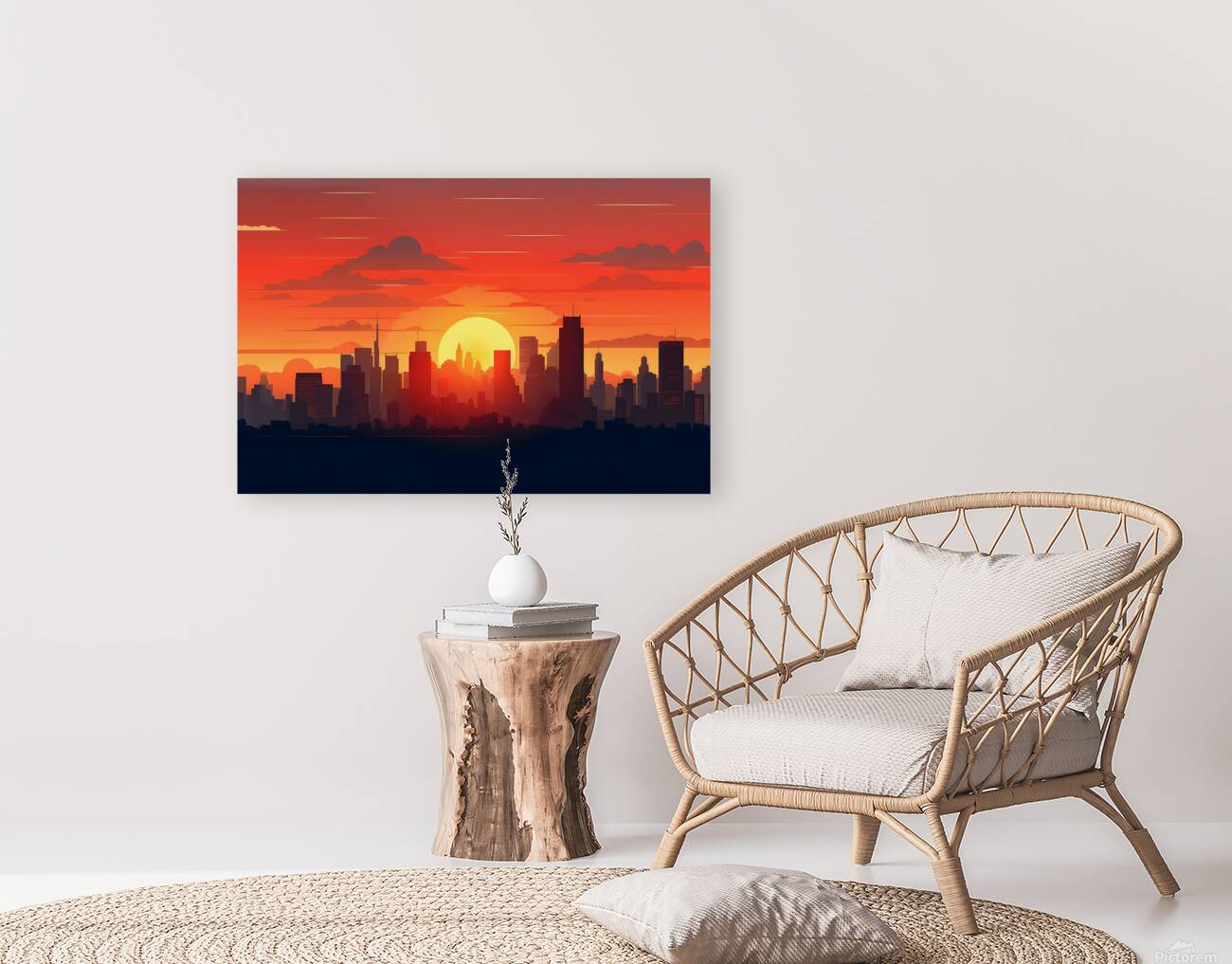 Sunset Landscape 86 Reproduction