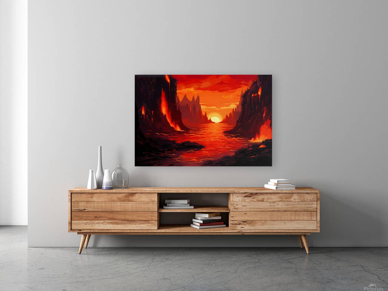 Sunset Landscape 82 Reproduction