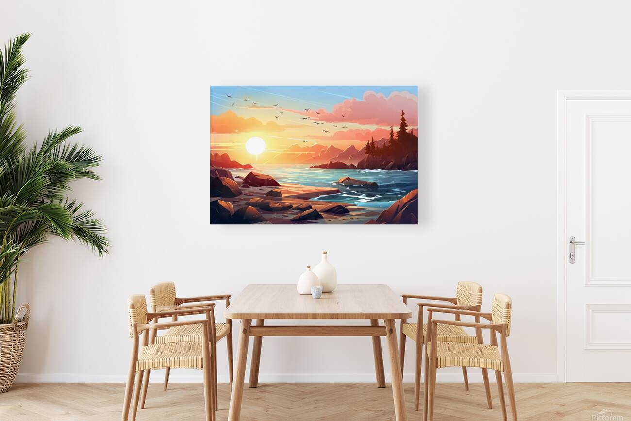 Sunset Landscape 90 Reproduction