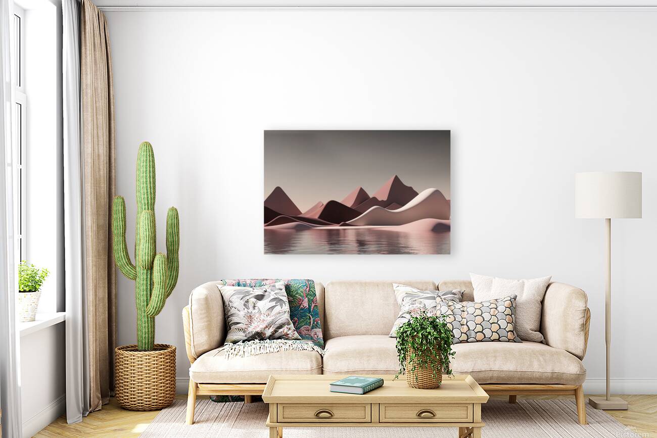 Boho 3D Landscape 23 Reproduction