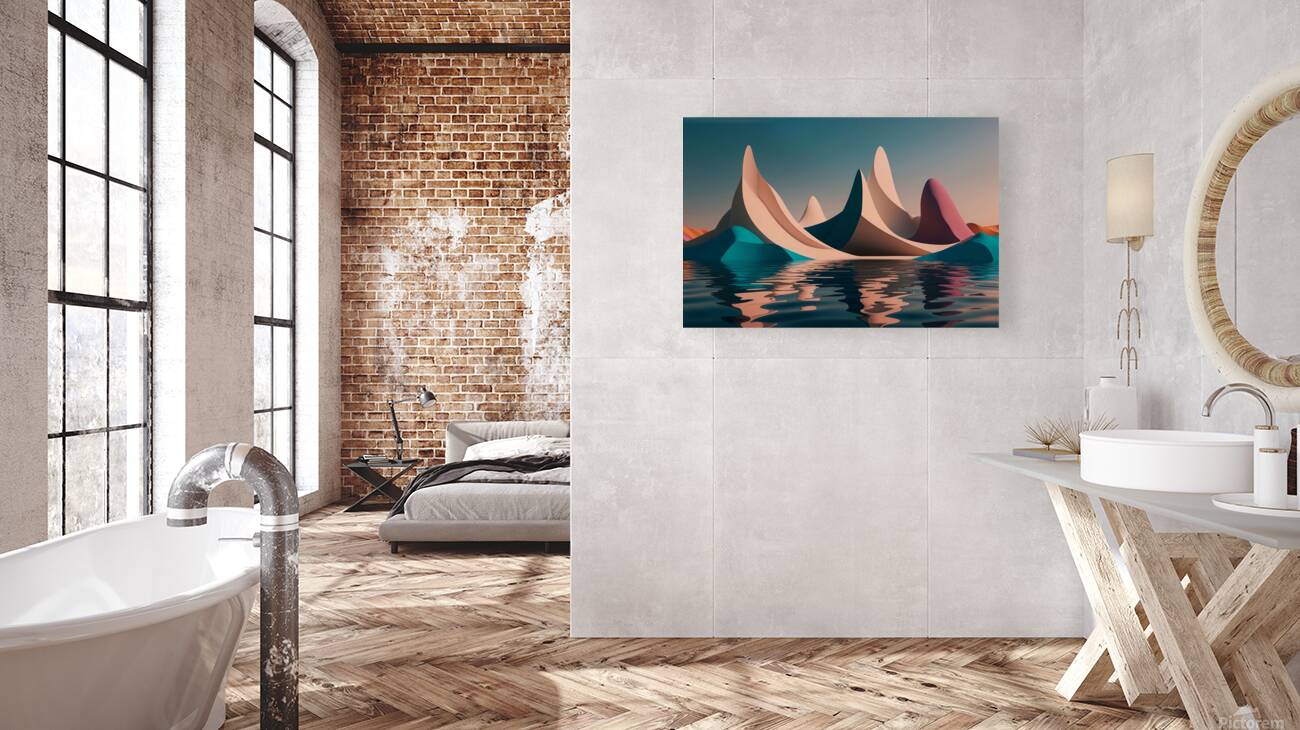 Boho 3D Landscape 19 Reproduction