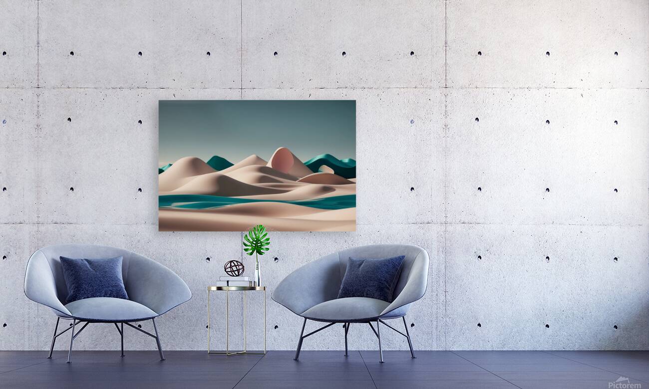 Boho 3D Landscape 22 Reproduction