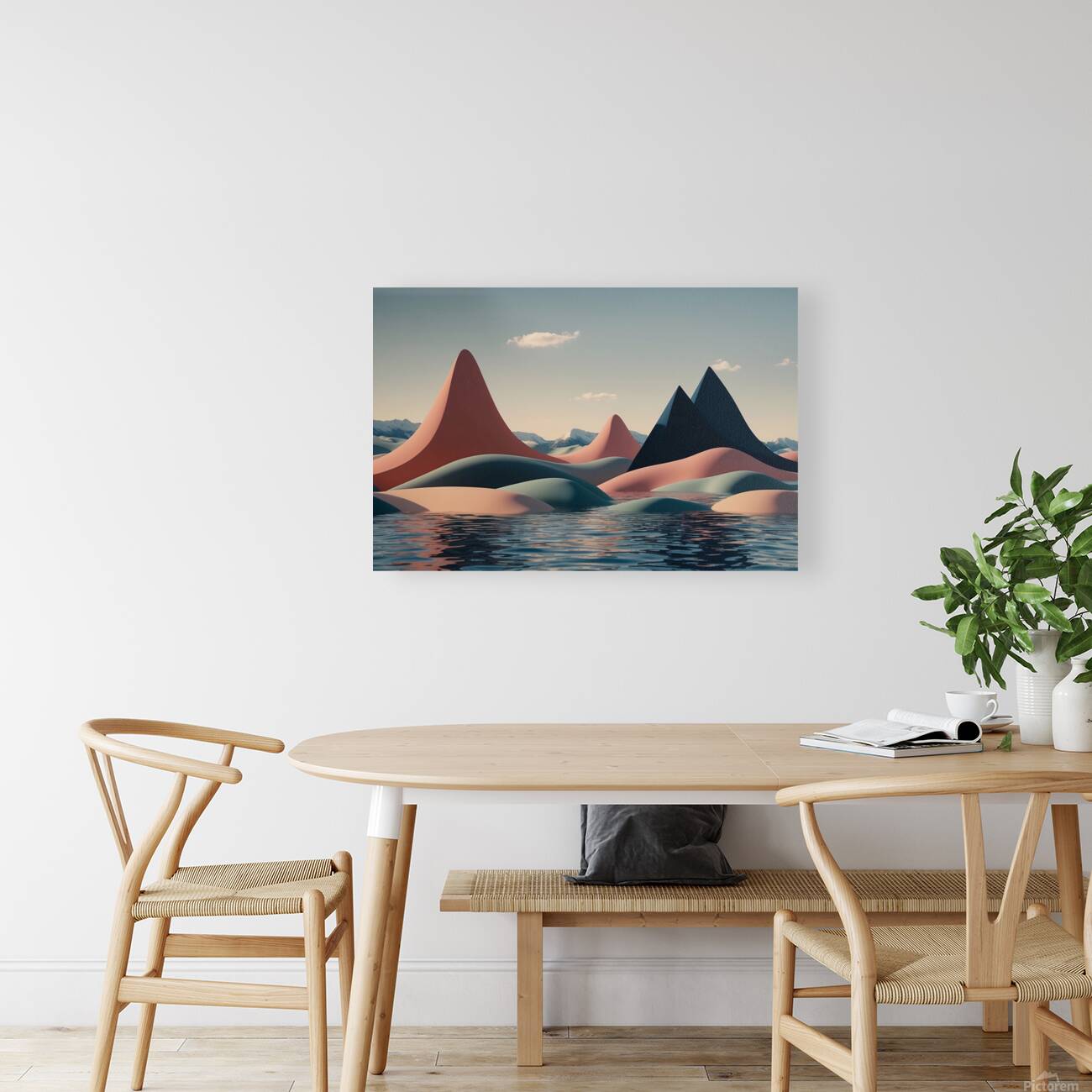 Boho 3D Landscape 10 Reproduction