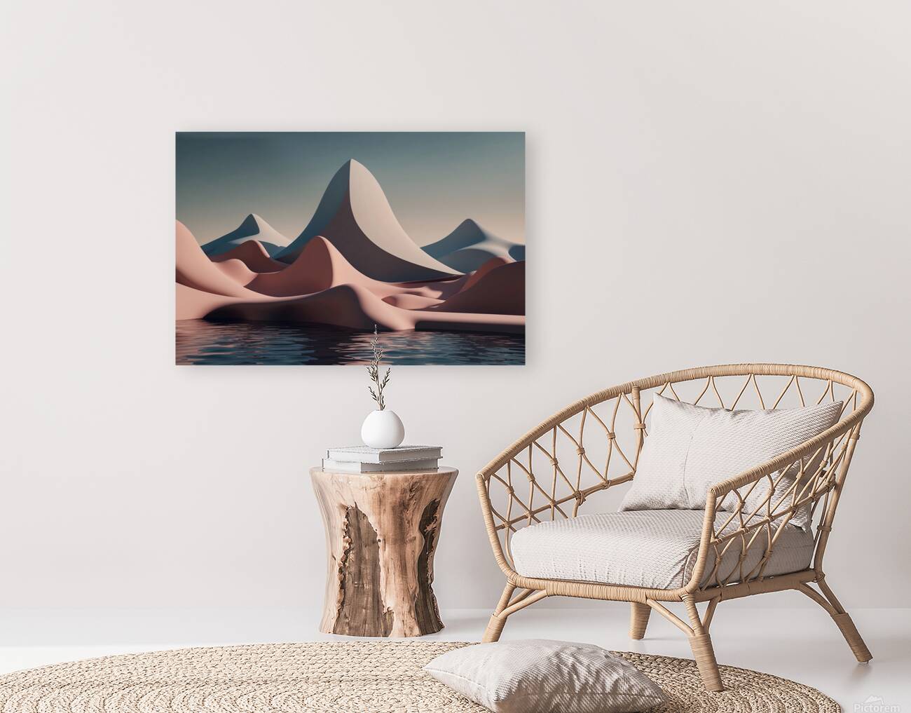 Boho 3D Landscape 28 Reproduction