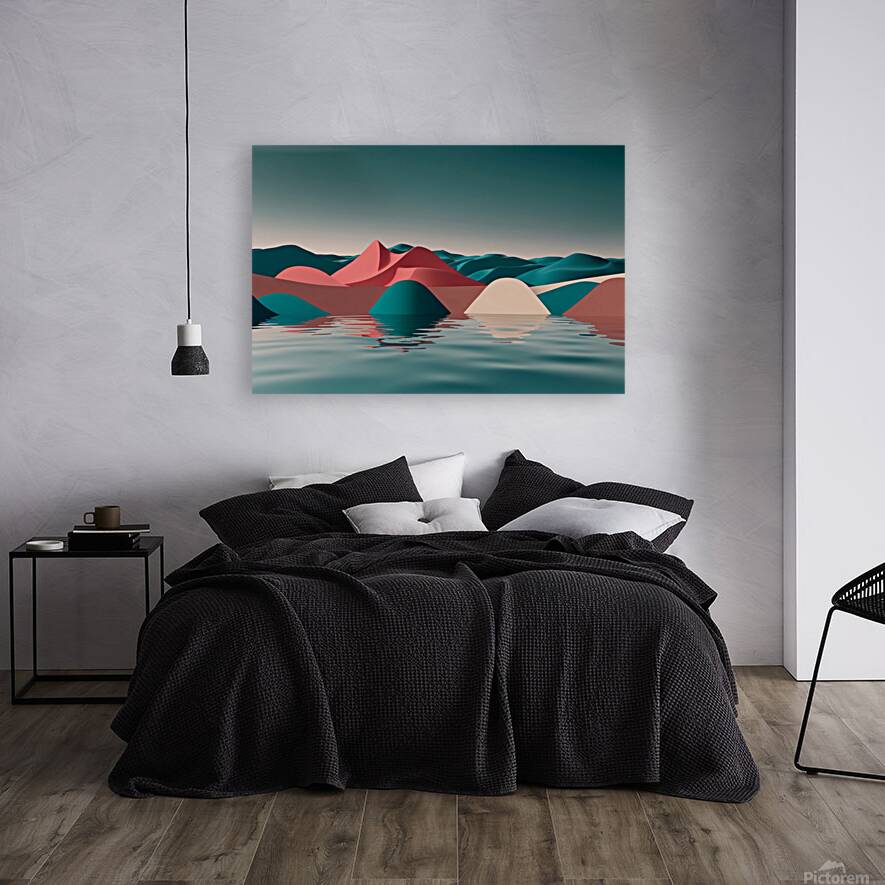 Boho 3D Landscape 5 Reproduction