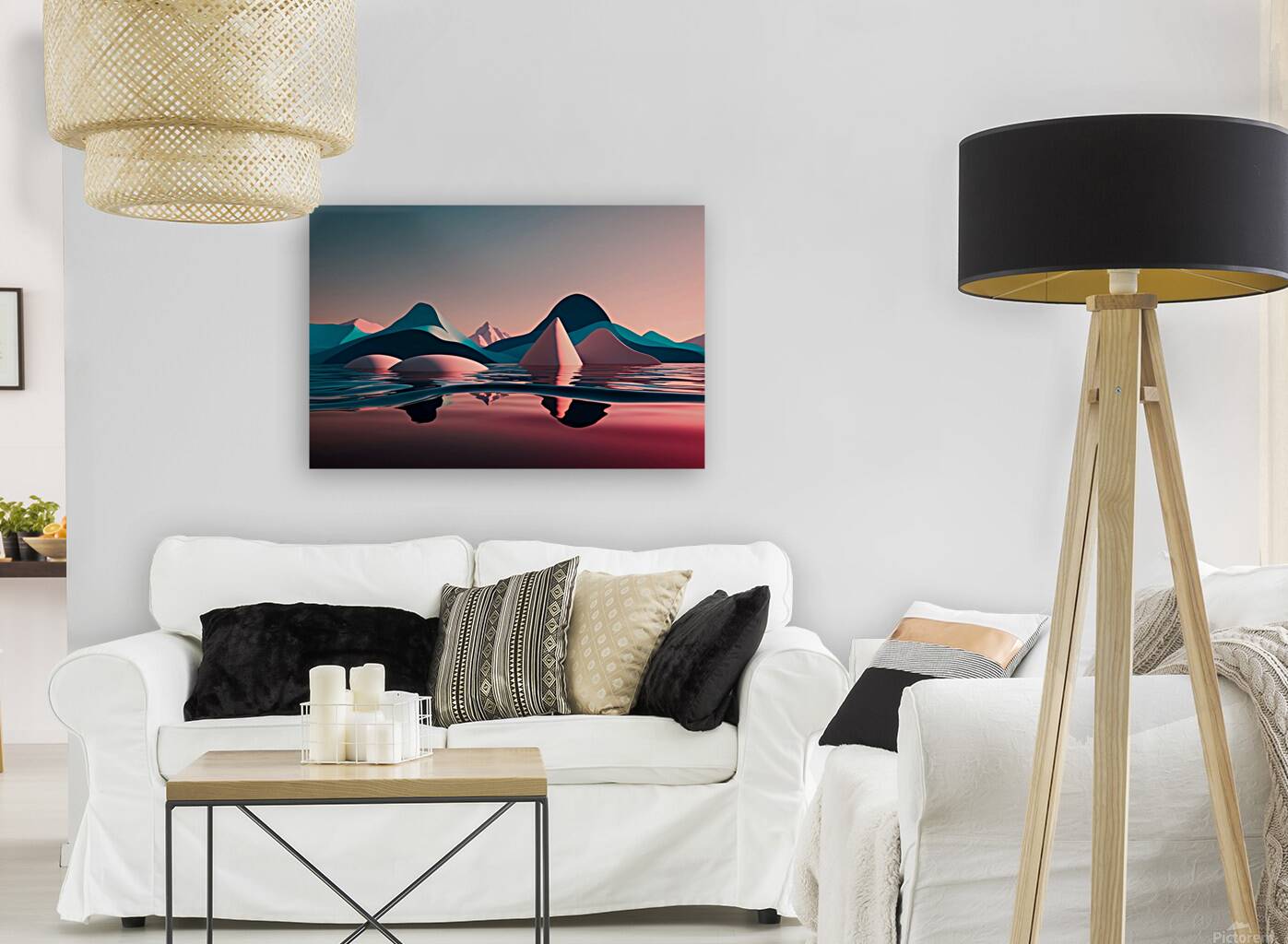Boho 3D Landscape 20 Reproduction