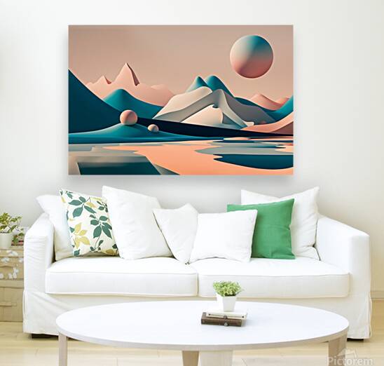 Boho 3D Landscape 7 Reproduction