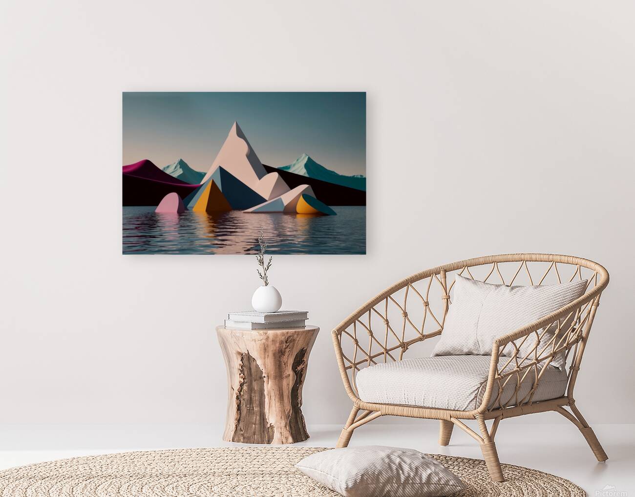Boho 3D Landscape 15 Reproduction