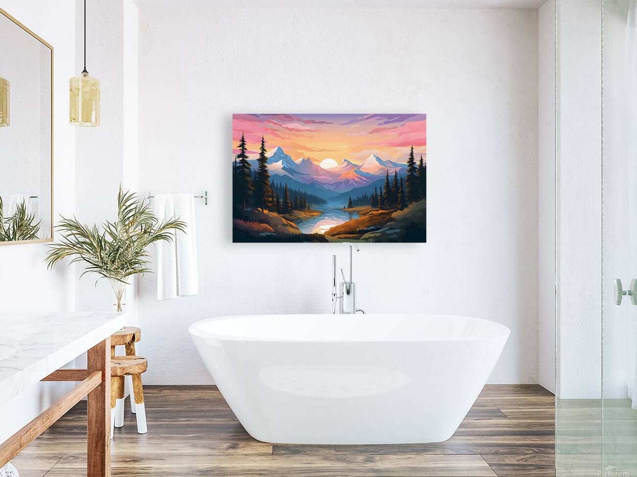 Mountain Landscape 25 Reproduction