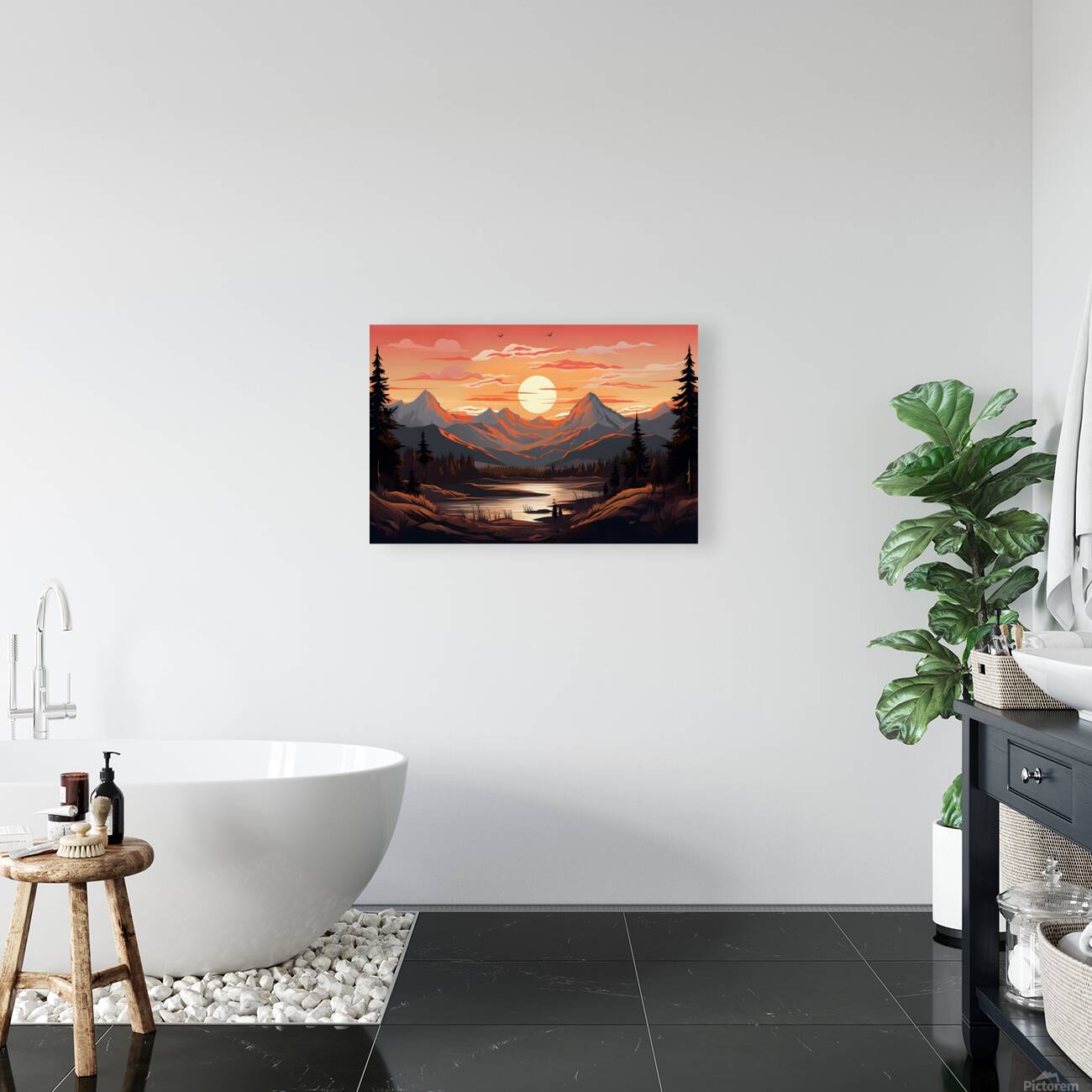 Mountain Landscape 30 Reproduction