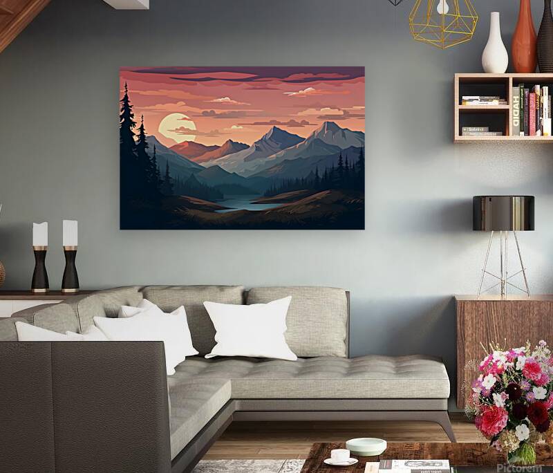 Mountain Landscape 41 Reproduction