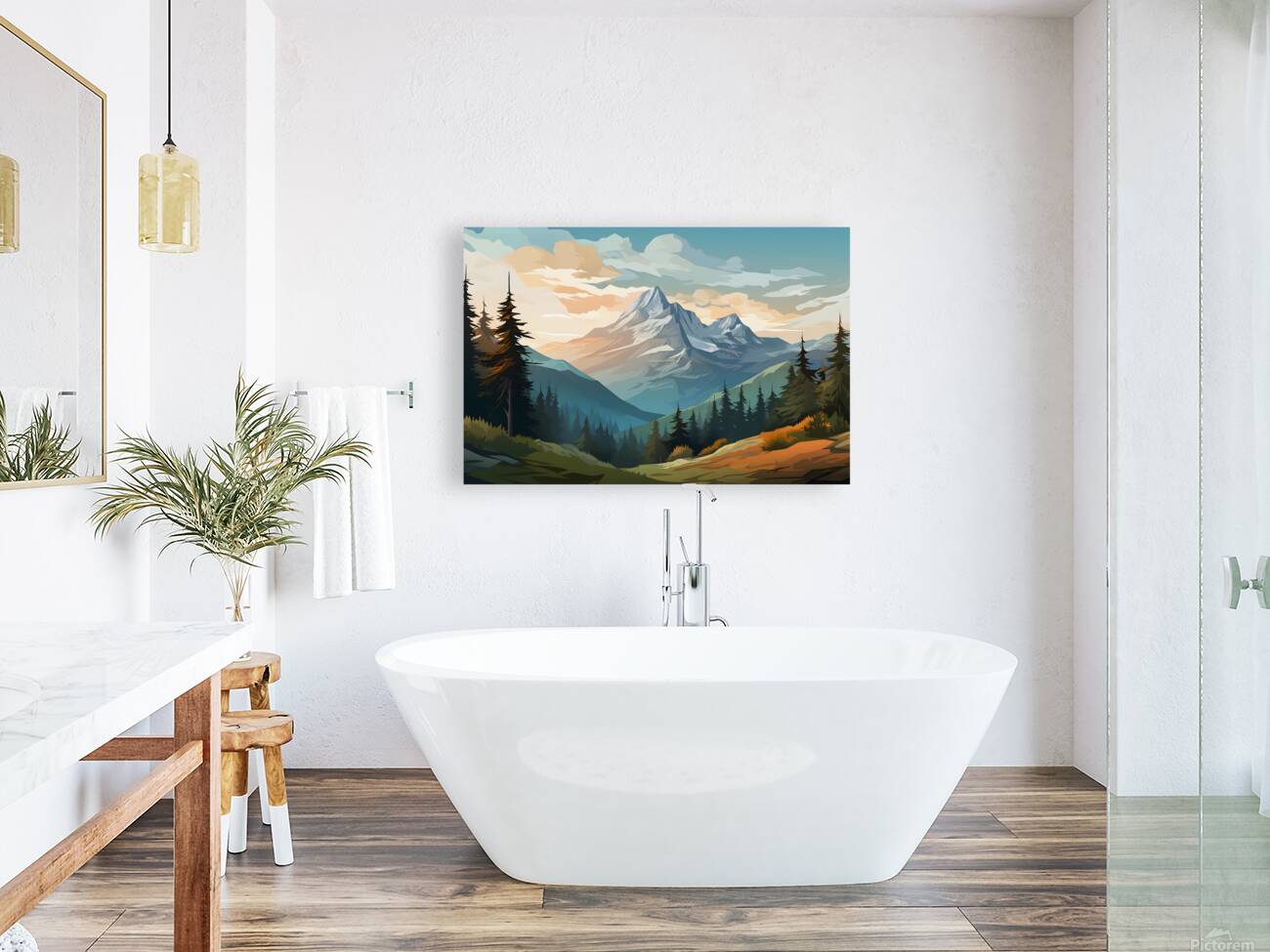 Mountain Landscape 14 Reproduction