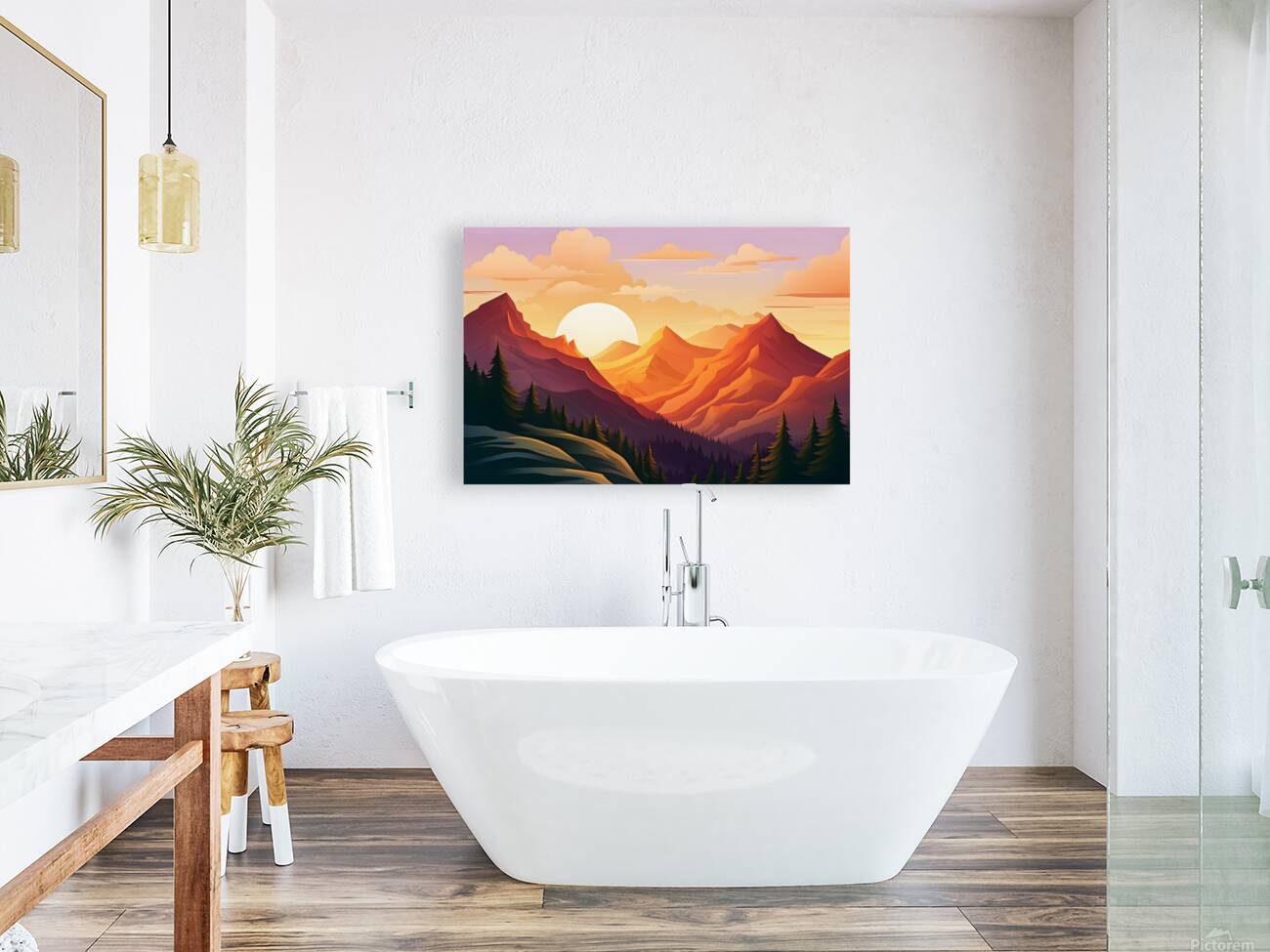 Mountain Landscape 16 Reproduction