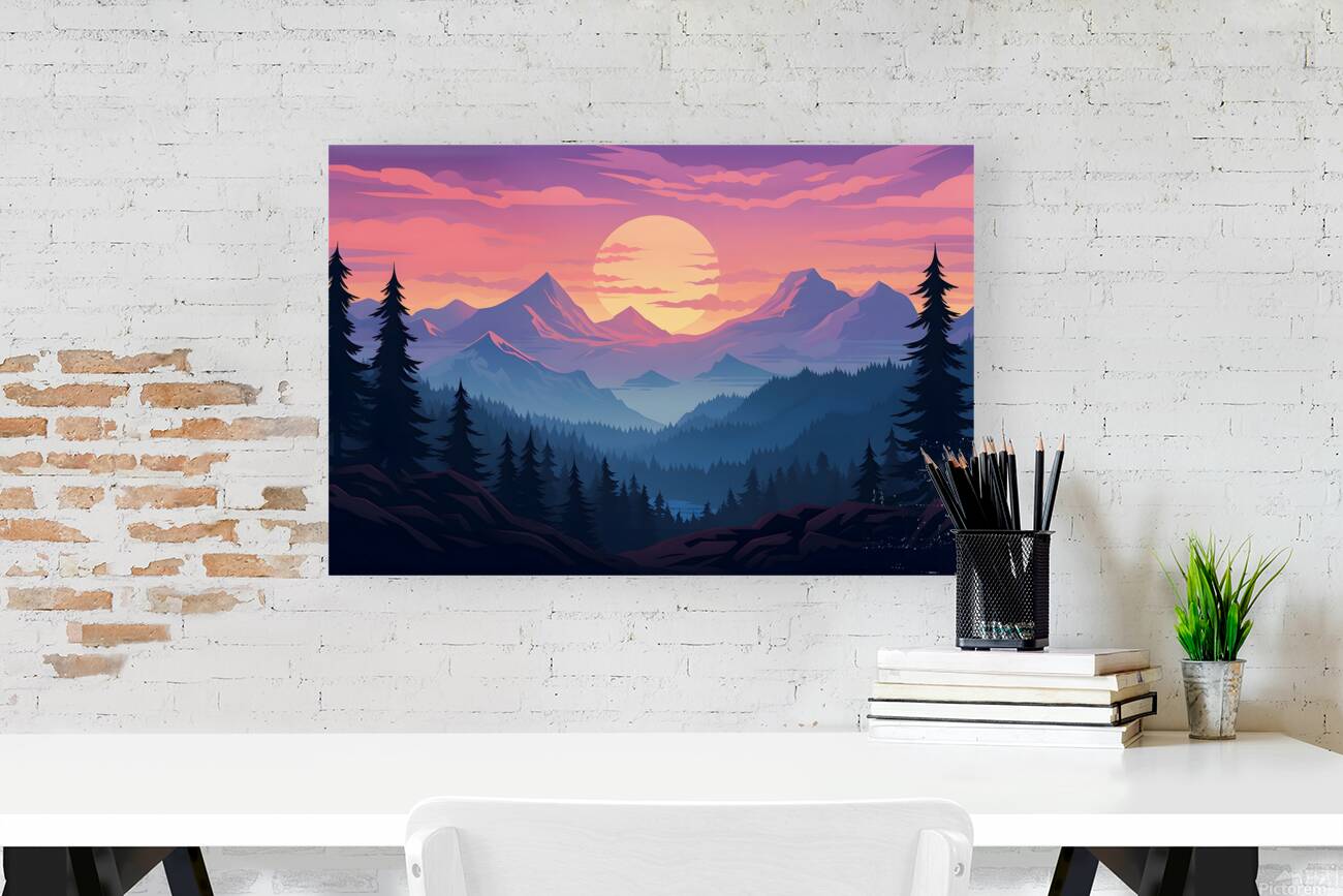 Mountain Landscape 34 Reproduction