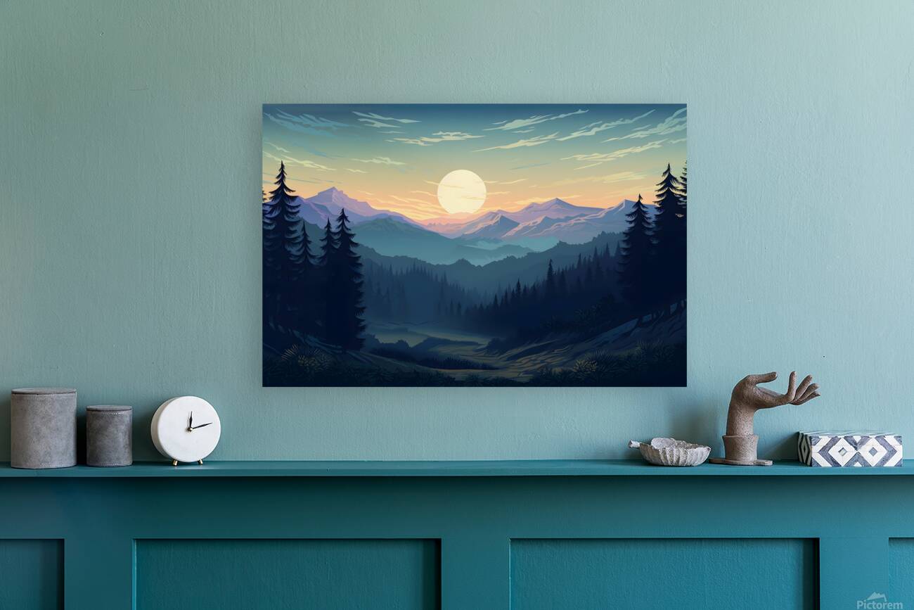 Mountain Landscape 37 Reproduction