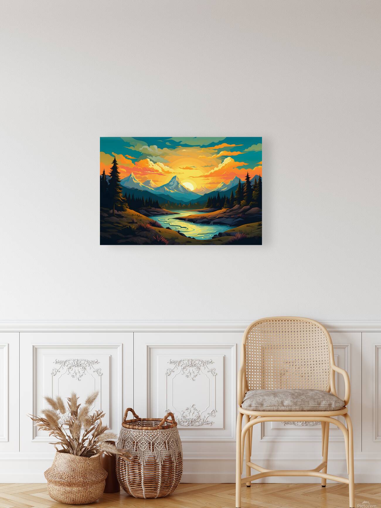 Mountain Landscape 27 Reproduction
