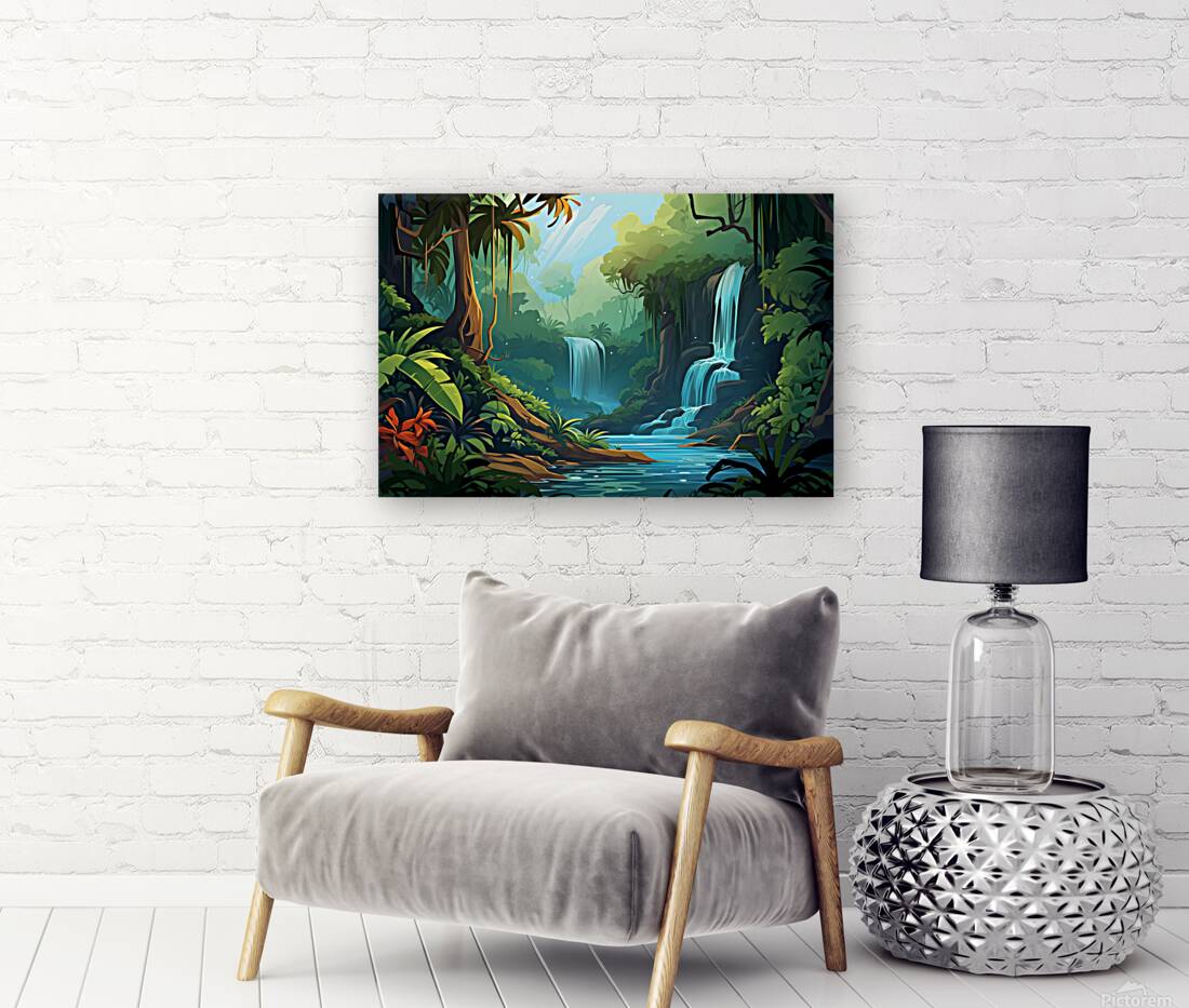 Waterfall Landscape 44 Reproduction