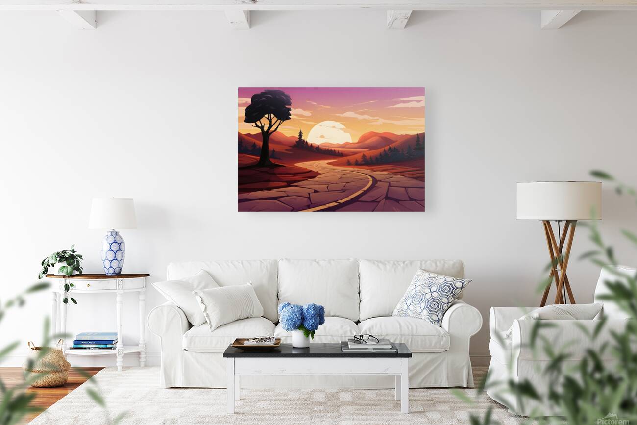 Sunset Landscape 69 Reproduction